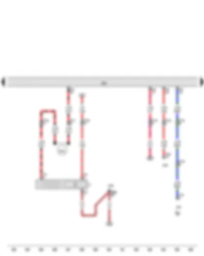 Wiring Diagram  AUDI A5 2008 - Brake light switch - Engine control unit
