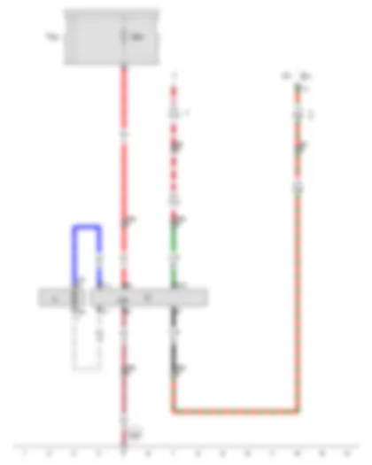Wiring Diagram  AUDI A5 2009 - Radiator fan control unit - Radiator fan