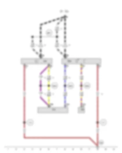 Wiring Diagram  AUDI A5 2009 - Garage door operating unit - Garage door operation control unit