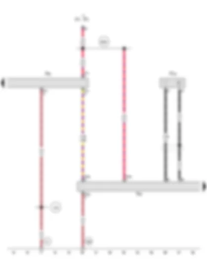 Wiring Diagram  AUDI A5 2008 - Telephone transmitter and receiver unit - Aerial amplifier for mobile telephone - Aerial for Bluetooth
