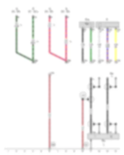 Wiring Diagram  AUDI A5 2012 - Radio - Radio - telephone and navigation system aerial - Microphone unit in front roof module