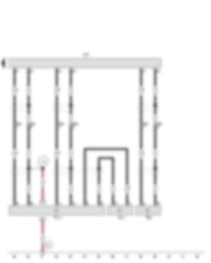 Wiring Diagram  AUDI A5 2009 - Control unit for front display and information control panel - Radio - telephone and navigation system aerial - Aerial amplifier 2 - Aerial amplifier 3