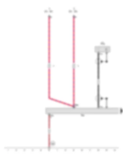 Wiring Diagram  AUDI A5 2012 - Telephone transmitter and receiver unit - Aerial for Bluetooth