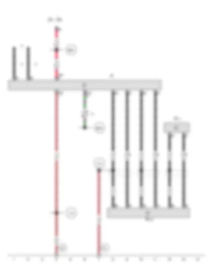Wiring Diagram  AUDI A5 2009 - Radio - Aerial amplifier 2 - Aerial amplifier 3
