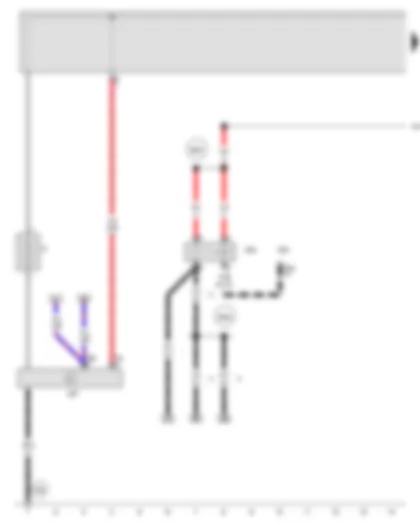 Wiring Diagram  AUDI A5 2012 - Battery - Terminal 15 voltage supply relay