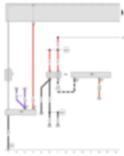 Wiring Diagram  AUDI A5 2012 - Battery - Terminal 15 voltage supply relay