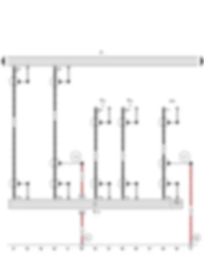 Wiring Diagram  AUDI A5 2010 - Radio - Central locking and anti-theft alarm system aerial - Aerial amplifier 3