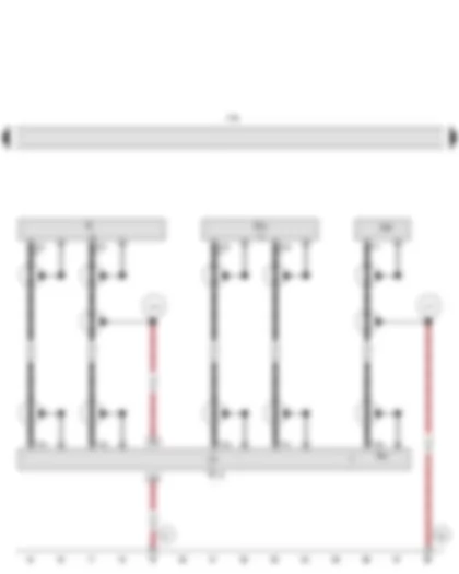 Wiring Diagram  AUDI A5 2010 - Control unit 1 for information electronics