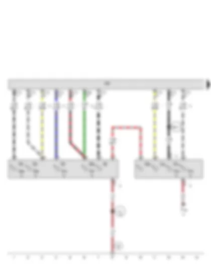 Wiring Diagram  AUDI A5 2009 - Left brake and tail light bulb