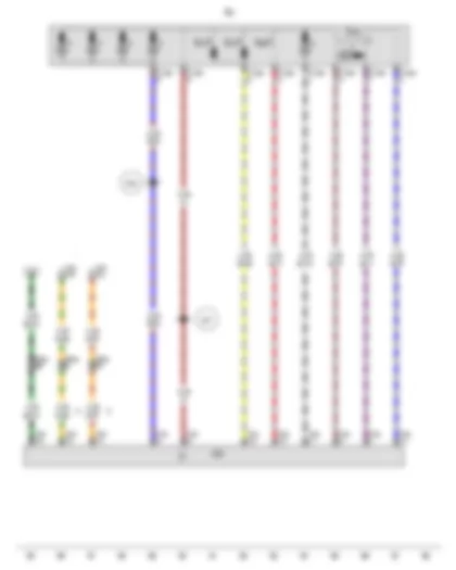 Wiring Diagram  AUDI A5 2011 - Driver seat memory operating unit - Driver door control unit