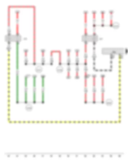 Wiring Diagram  AUDI A5 2011 - Main relay - Engine control unit - Engine component current supply relay