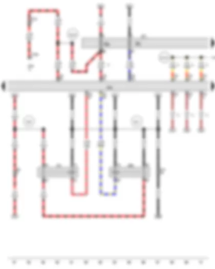 Wiring Diagram  AUDI A5 2012 - Starter motor relay - Starter motor relay 2