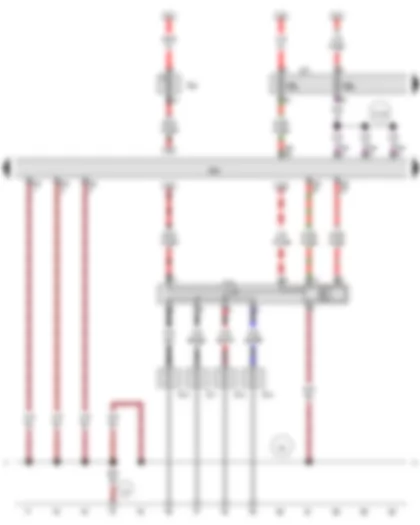 Wiring Diagram  AUDI A5 2012 - Automatic glow period control unit - Engine control unit