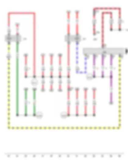 Wiring Diagram  AUDI A5 2015 - Main relay - Engine component current supply relay