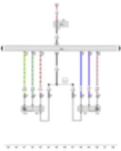 Wiring Diagram  AUDI A5 2015 - Lambda probe after catalytic converter - Lambda probe 2 after catalytic converter