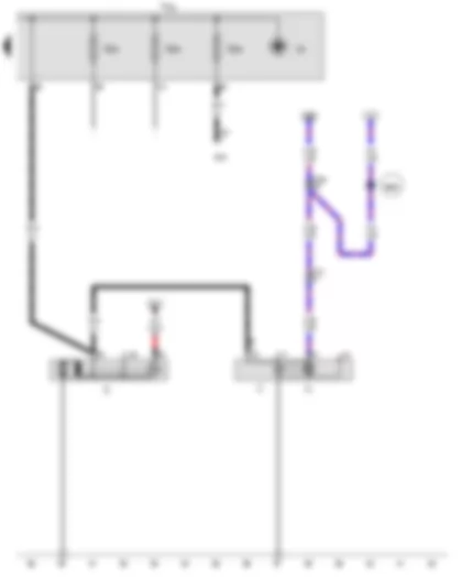 Wiring Diagram  AUDI A5 2015 - Starter - Alternator - Voltage regulator - Terminal 30 wiring junction 2 - Jump start socket