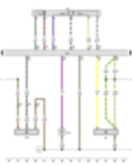 Wiring Diagram  AUDI A5 2015 - Fuel pressure sender - Throttle valve module