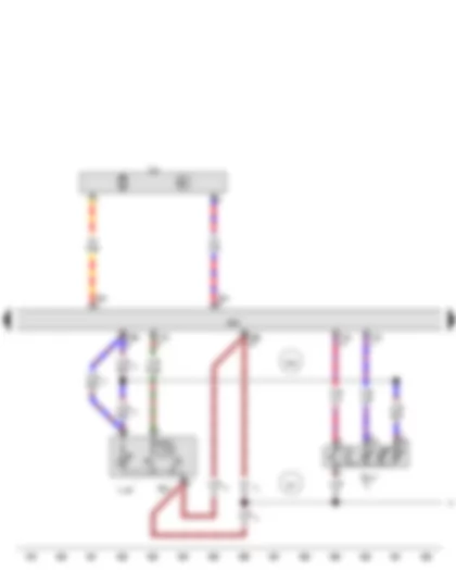 Wiring Diagram  AUDI A5 2015 - Rear right window regulator switch - in door - Rear right interior locking switch - Rear right door control unit - Rear right window regulator motor
