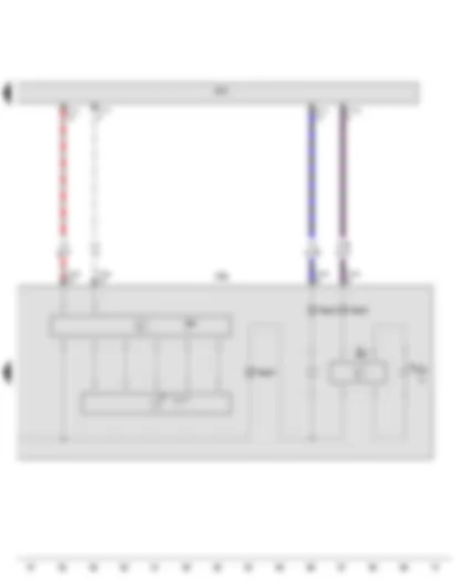Wiring Diagram  AUDI A5 2015 - Onboard supply control unit - Front right headlight