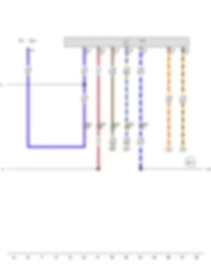 Wiring Diagram  AUDI A5 2014 - Lane change assist control unit 2