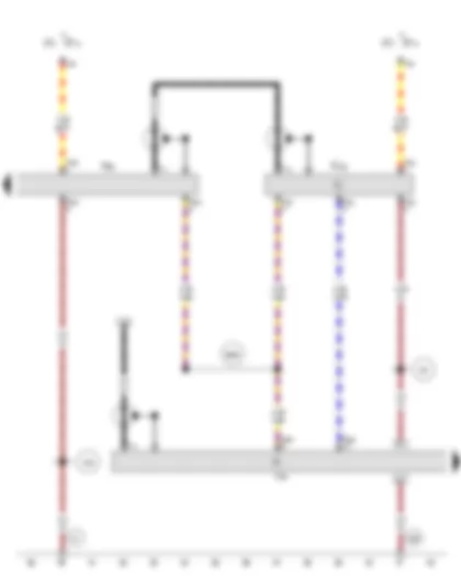 Wiring Diagram  AUDI A5 2015 - Control unit 1 for information electronics - Aerial amplifier for mobile telephone - Telephone bracket