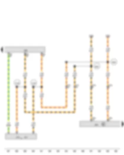 Wiring Diagram  AUDI A5 2014 - Data bus diagnostic interface - Engine control unit