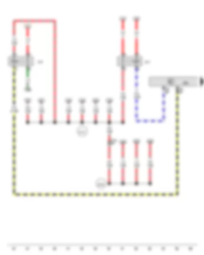 Wiring Diagram  AUDI A5 2015 - Main relay - Engine control unit - Engine component current supply relay