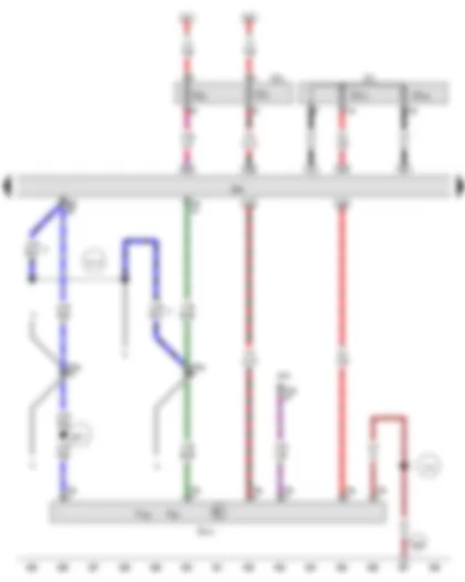 Wiring Diagram  AUDI A5 2015 - Clutch position sender - Engine control unit