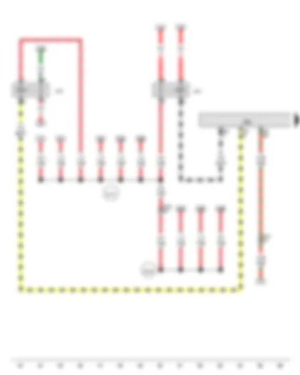 Wiring Diagram  AUDI A5 2015 - Main relay - Engine component current supply relay