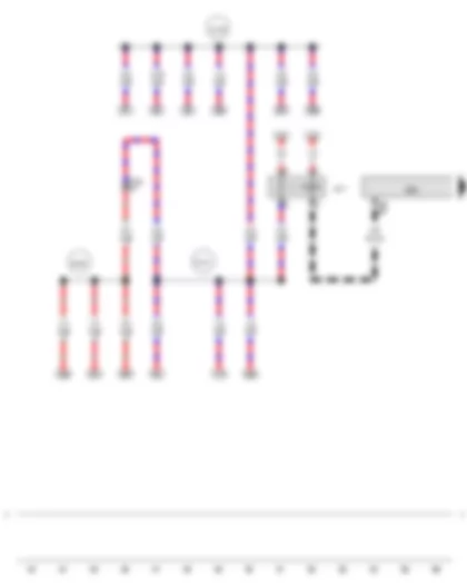 Wiring Diagram  AUDI A5 2015 - Terminal 30 voltage supply relay - Engine control unit