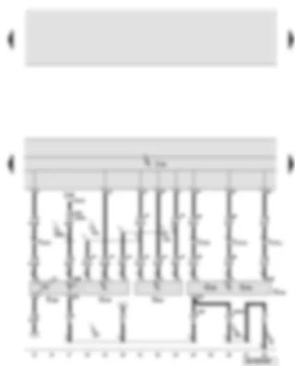 Wiring Diagram  AUDI A6 2005 - ABS control unit - ESP TCS and ESP button - lateral acceleration sender - yaw rate sender - ESP sensor unit - front brake pressure sender