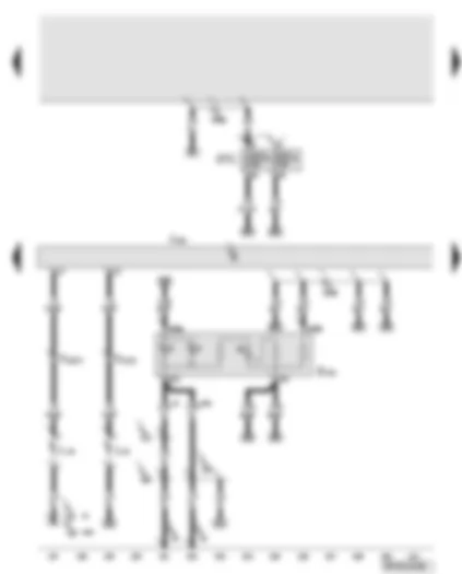 Wiring Diagram  AUDI A6 2006 - Onboard supply control unit - fog light bulb - headlight range control regulator