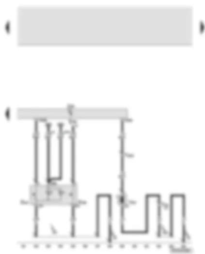 Wiring Diagram  AUDI A6 2006 - Onboard supply control unit 2 - glove compartment release motor - glove compartment button - display unit button