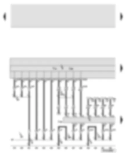 Wiring Diagram  AUDI A6 2006 - Control unit in dash panel insert - data bus diagnostic interface