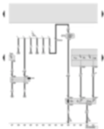 Wiring Diagram  AUDI A6 2005 - Engine control unit - control unit in dash panel insert - fuel pump relay - fuel system pressurisation pump - fuel gauge sender - fuel gauge