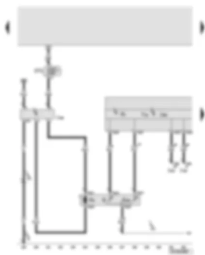 Wiring Diagram  AUDI A6 2005 - Fuel pump control unit - control unit in dash panel insert - fuel system pressurisation pump - fuel gauge sender - fuel gauge - fuel gauge sender