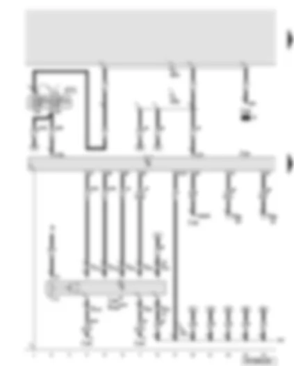 Wiring Diagram  AUDI A6 2005 - Airbag control unit - battery cut-off relay