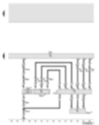 Wiring Diagram  AUDI A6 2005 - Airbag control unit - seat occupied recognition control unit - pressure sensor for seat occupied recognition - seat belt force sensor for seat occupied recognition
