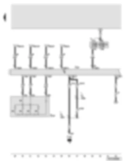 Wiring Diagram  AUDI A6 2010 - Steering column electronics control unit - steering column adjustment switch