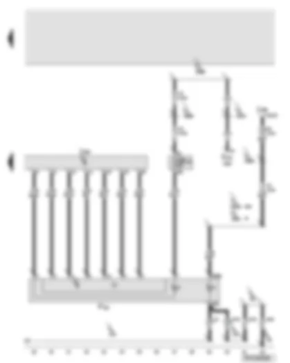 Wiring Diagram  AUDI A6 2005 - Electric park and handbrake control unit - parking brake contact switch
