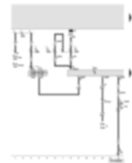 Wiring Diagram  AUDI A6 2011 - Steering column electronics control unit voltage supply