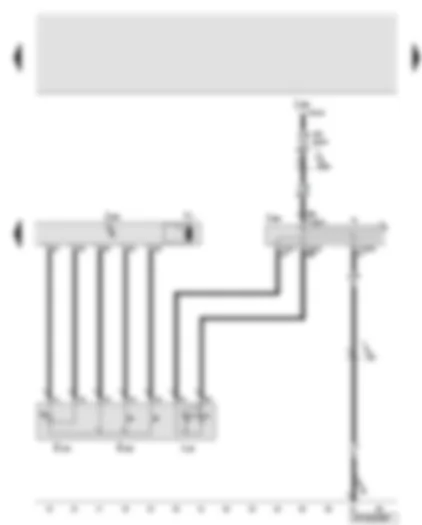 Wiring Diagram  AUDI A6 2005 - Sliding sunroof adjustment control unit - sliding sunroof adjustment regulator - sunroof button - sliding sunroof motor