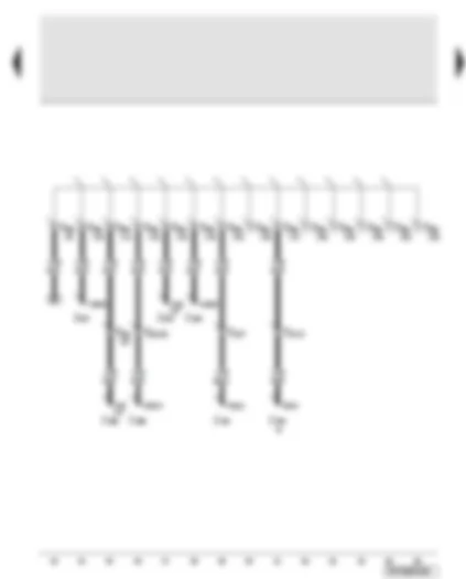 Wiring Diagram  AUDI A6 2007 - CAN disconnector left