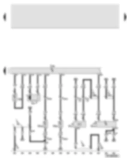 Wiring Diagram  AUDI A6 2005 - Convenience system central control unit - luggage compartment light - rear left and right footwell light - alarm horn - rear roller blind motor - interior monitoring sensor
