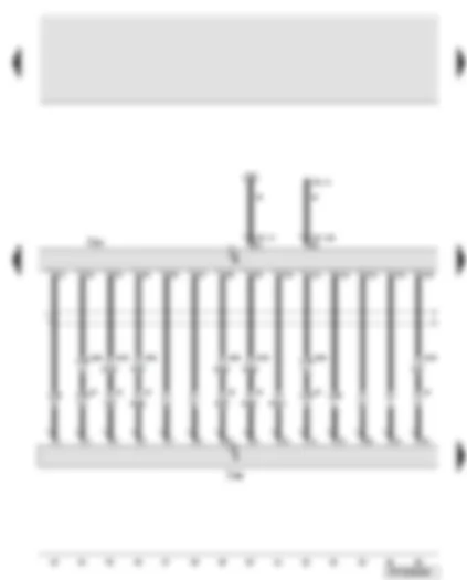 Wiring Diagram  AUDI A6 2005 - Front information display and operating unit control unit - display unit for front information display and operating unit control unit