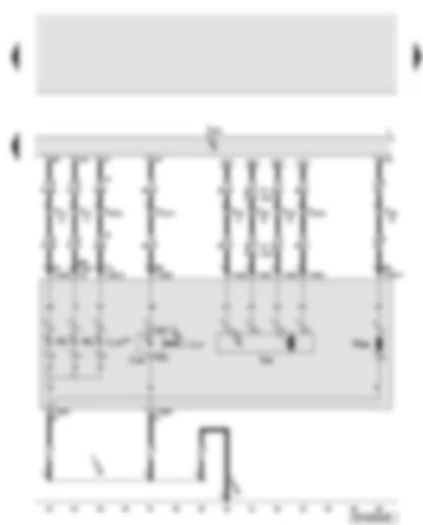 Wiring Diagram  AUDI A6 2007 - Onboard supply control unit - right gas discharge light control unit