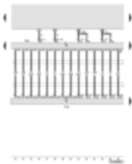 Wiring Diagram  AUDI A6 2005 - Front information display and operating unit control unit - display and operating unit change-over unit
