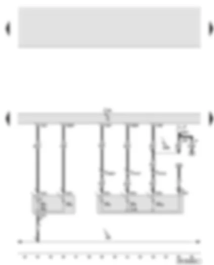 Wiring Diagram  AUDI A6 2006 - Convenience system central control unit - left tail light - Lowline