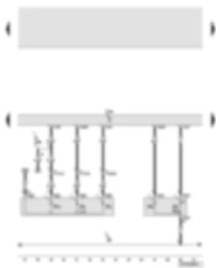 Wiring Diagram  AUDI A6 2006 - Convenience system central control unit - right tail light - Lowline