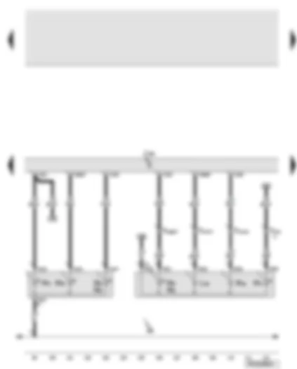 Wiring Diagram  AUDI A6 2006 - Convenience system central control unit - left tail light - USA